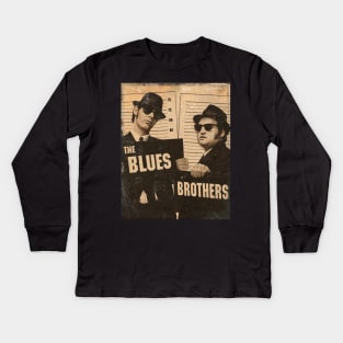 Vintage The Blues Brothers 80s Kids Long Sleeve T-Shirt